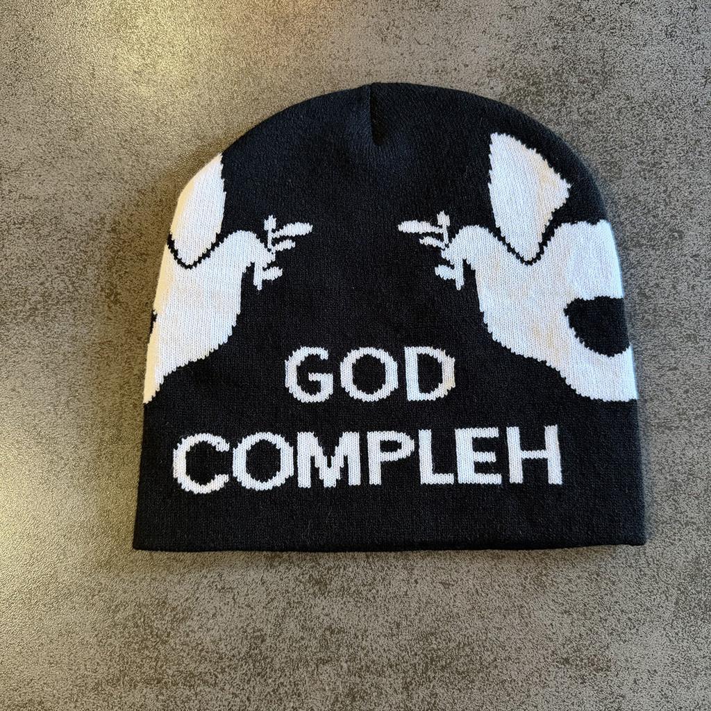 Urban Streetwear Knitted Hat With Letter Embroidery For Hip Hop Style Fans