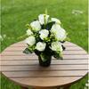 Silk Fabric Petals Silk Rose Bouquet Artificial Silk Roses