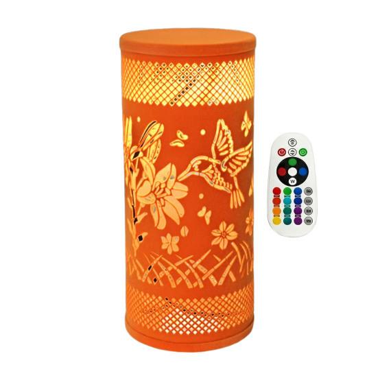 Hollow-out Butterfly Lamp USB Projector Lamp, RGB 16 Colors Decorative with Remote Powered Night Light Control, LED for Bedroom Living Room