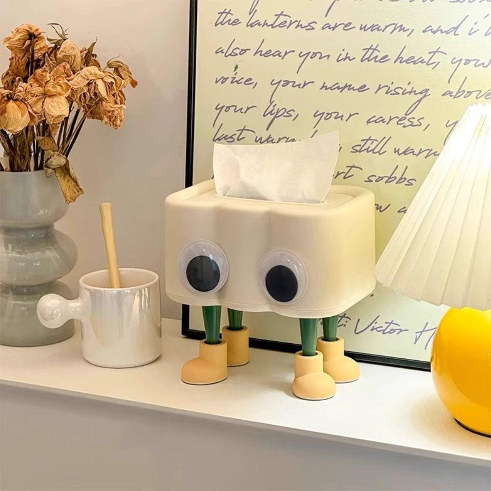 

Cute Tissue Box Creative Napkin Storage Box Craft Paper Box Banquet сірий