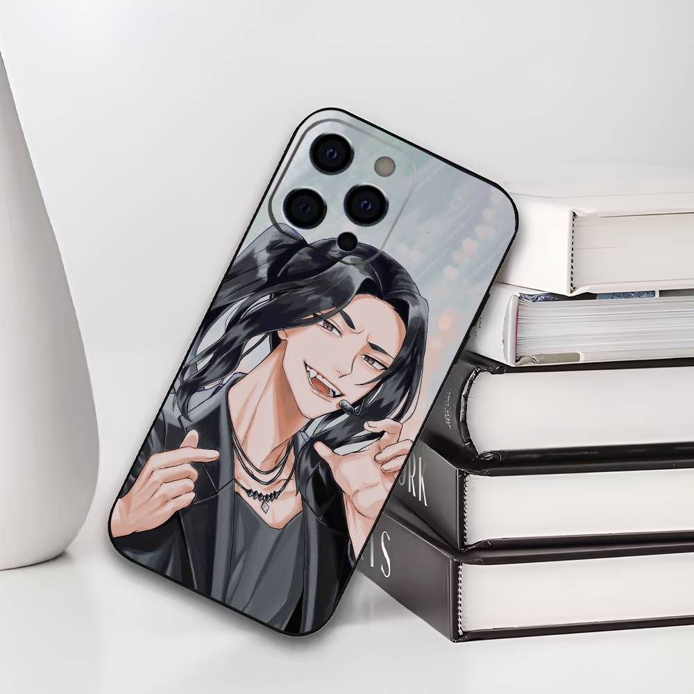 K-Keisuke B-Baji Phone Case For iPhone 17,16,15,14,13,12,11 Plus,Pro Max,XS,Soft Silicone Black Cover