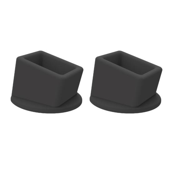 2Pcs Car Seat Belt Buckles Holder Universal Silicone Easy Access Vehicle Seatbelt Booster Automotive Safety Belt Fixer Accessories