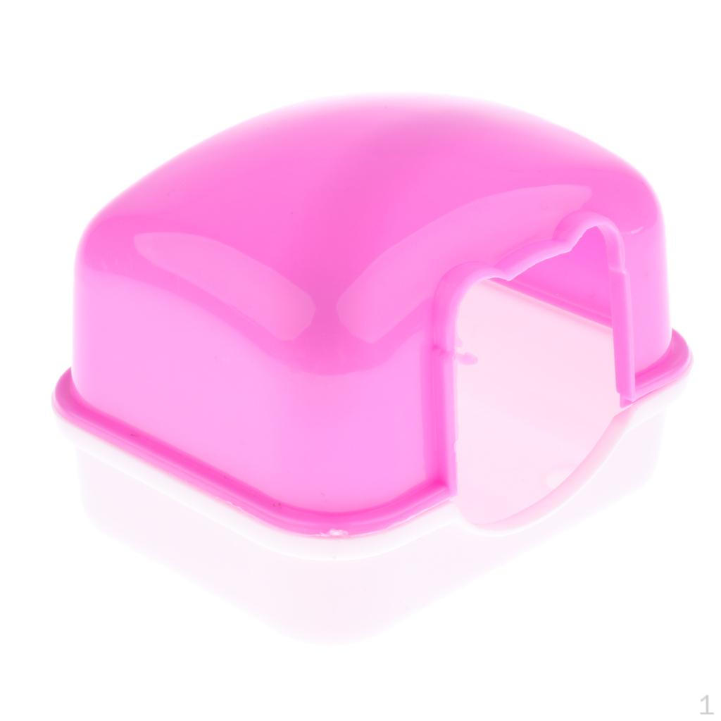 

Animal Hideout Hamster House Deluxe Plastic Hut toys Chews Toy Pink