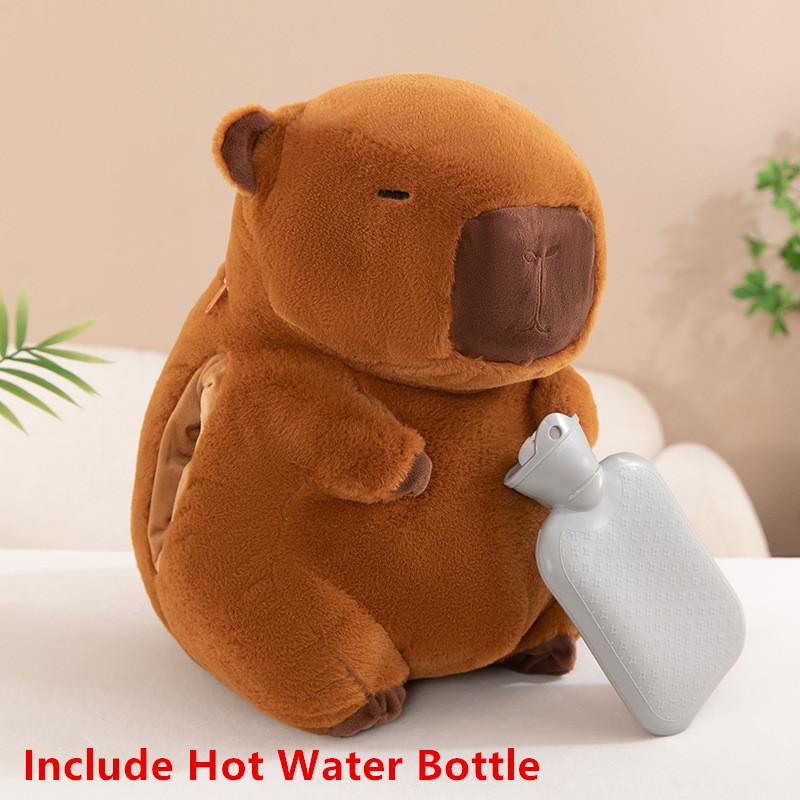 Capibara Winter Extra Large Plush  Water Bottle Women'S Home Water Filling Hand Warmer Holiday Gift For Girlfriend