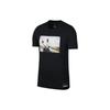 Casual Crew Neck Printed Short Sleeve T-Shirt Men Tops Black AT0524-010