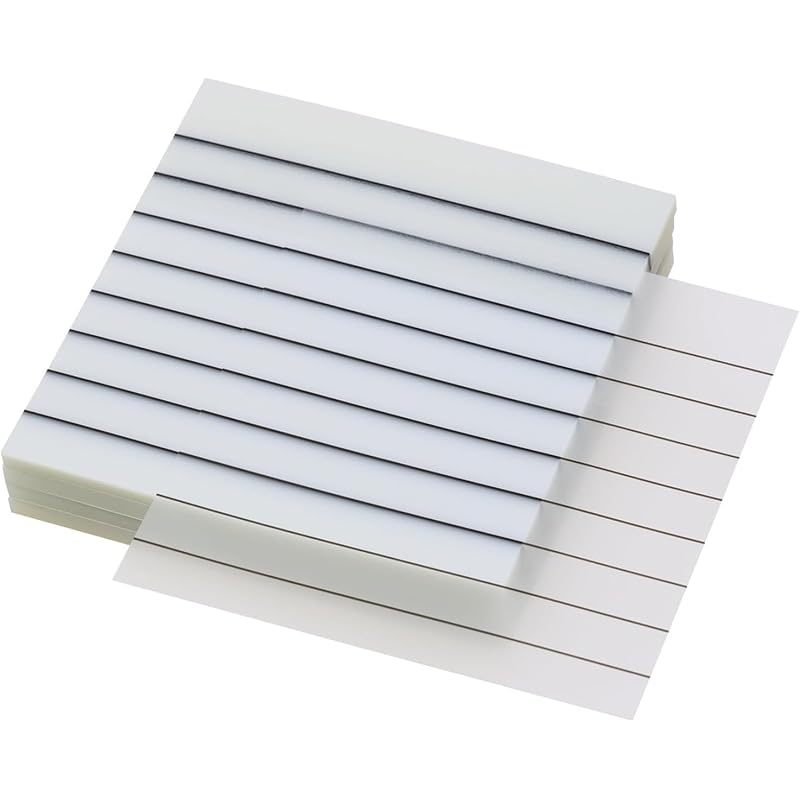 UCRAVO 50 Sheets Transparent Sticky Notes with Lines,1 Pad Lined Translucent Sticky Notes Lined Self Sticky Notes Waterp