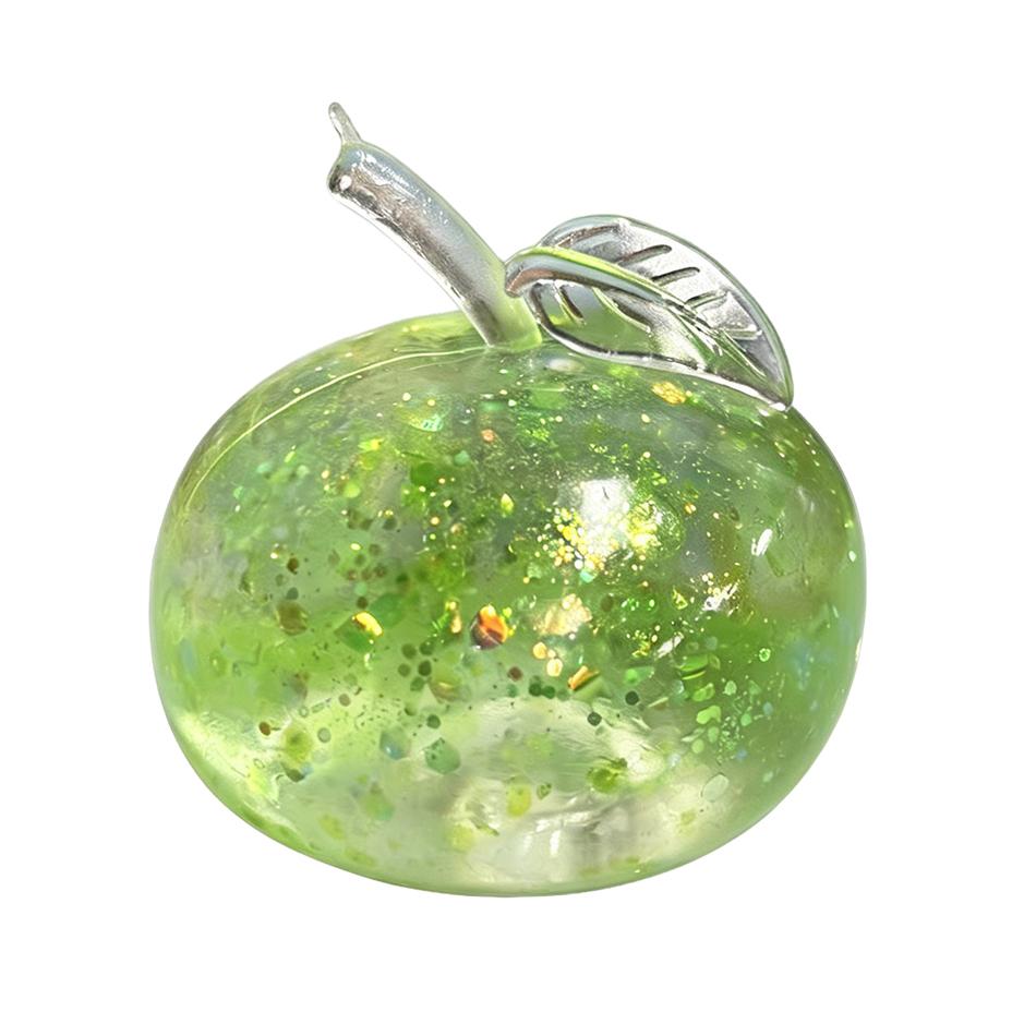 Squishy Green Apple Stress Ball Soft Fidget Sensory Toy For Adhd  Slow Rebound Squeeze Toy For Adults Christmas In Gift
