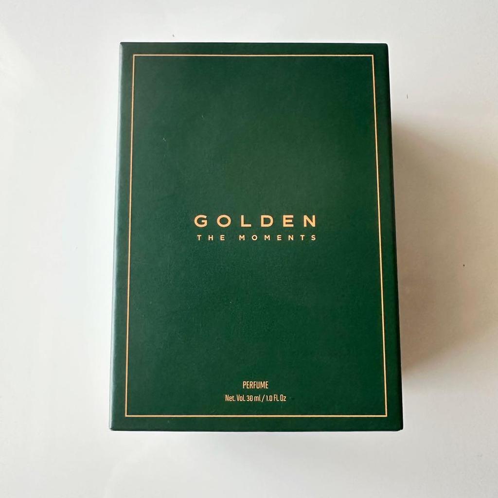[USED] Jungkook Korea Exhibition Limited GOLDEN Perfume with Trading Card