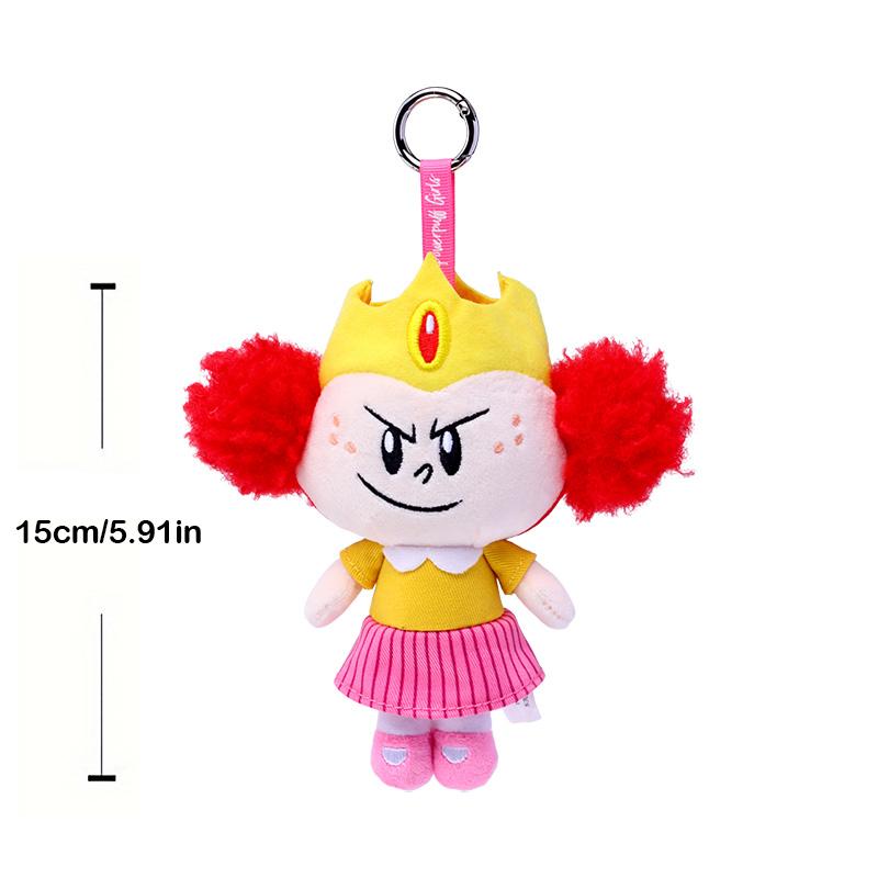 New 25cm Soft and Cuddly Stuffed Dolls of The Powerpuff Girls Movie Villains Princess Morbucks and Mojo Jojo