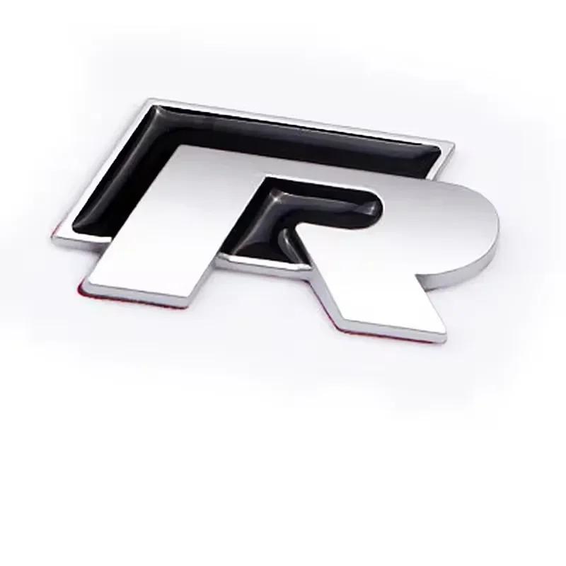 RUNTB1 Car Front Grill Trunk Auto Emblem Sticker Accessories For VW Scirocco Polo T5 Passat B6 Golf Tiguan Jetta CC Beetle GTI Touareg