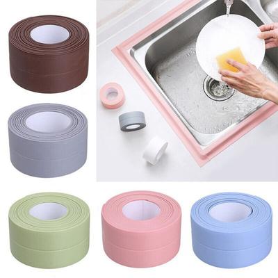 Adaptive Self Sink Stove Crack Strip Bathtub Corner Sealant Tape For Kitchen Bath Mild Proof Corner Line Waterproof Wall Sticker