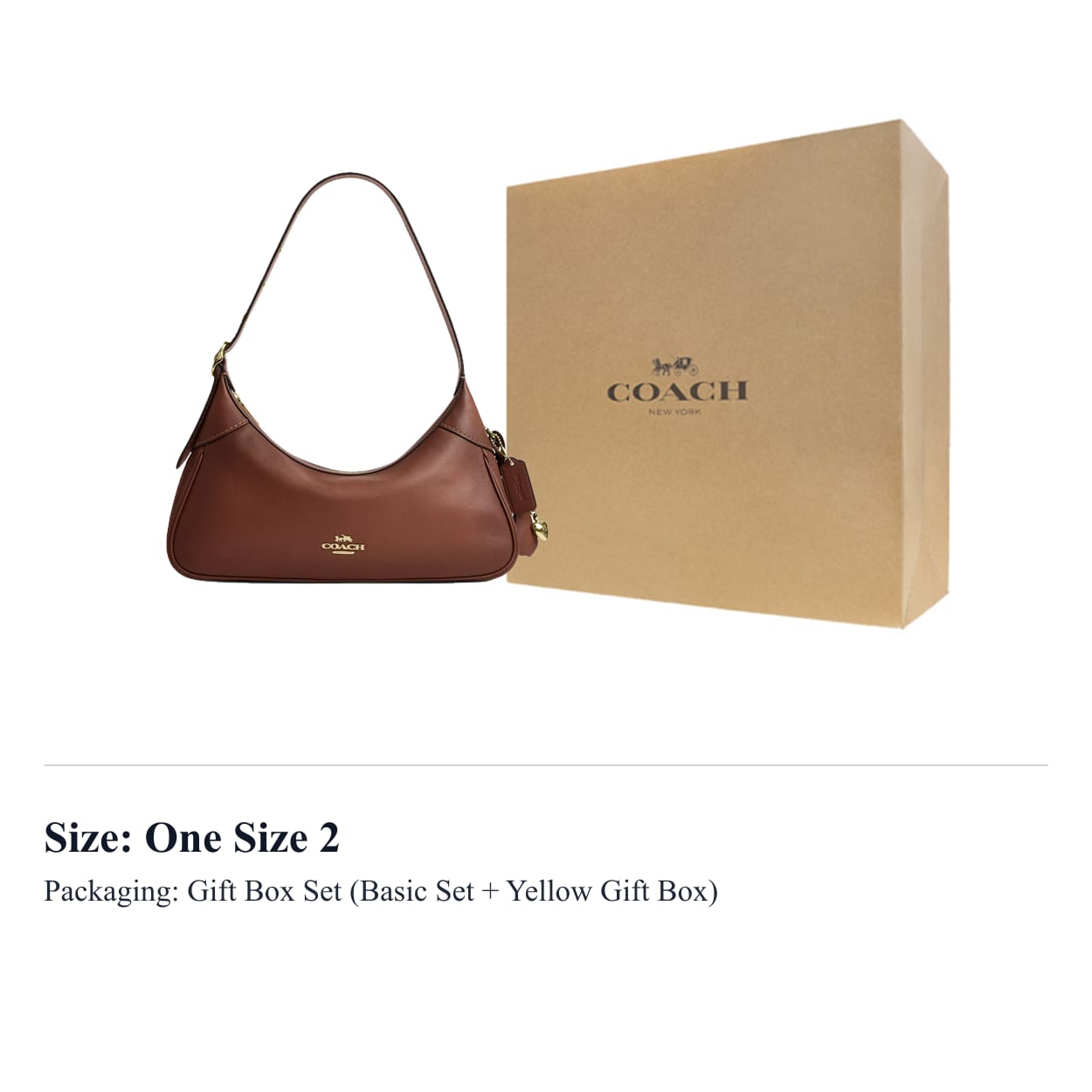 COACH Ella Cow Leather Shoulder Bag