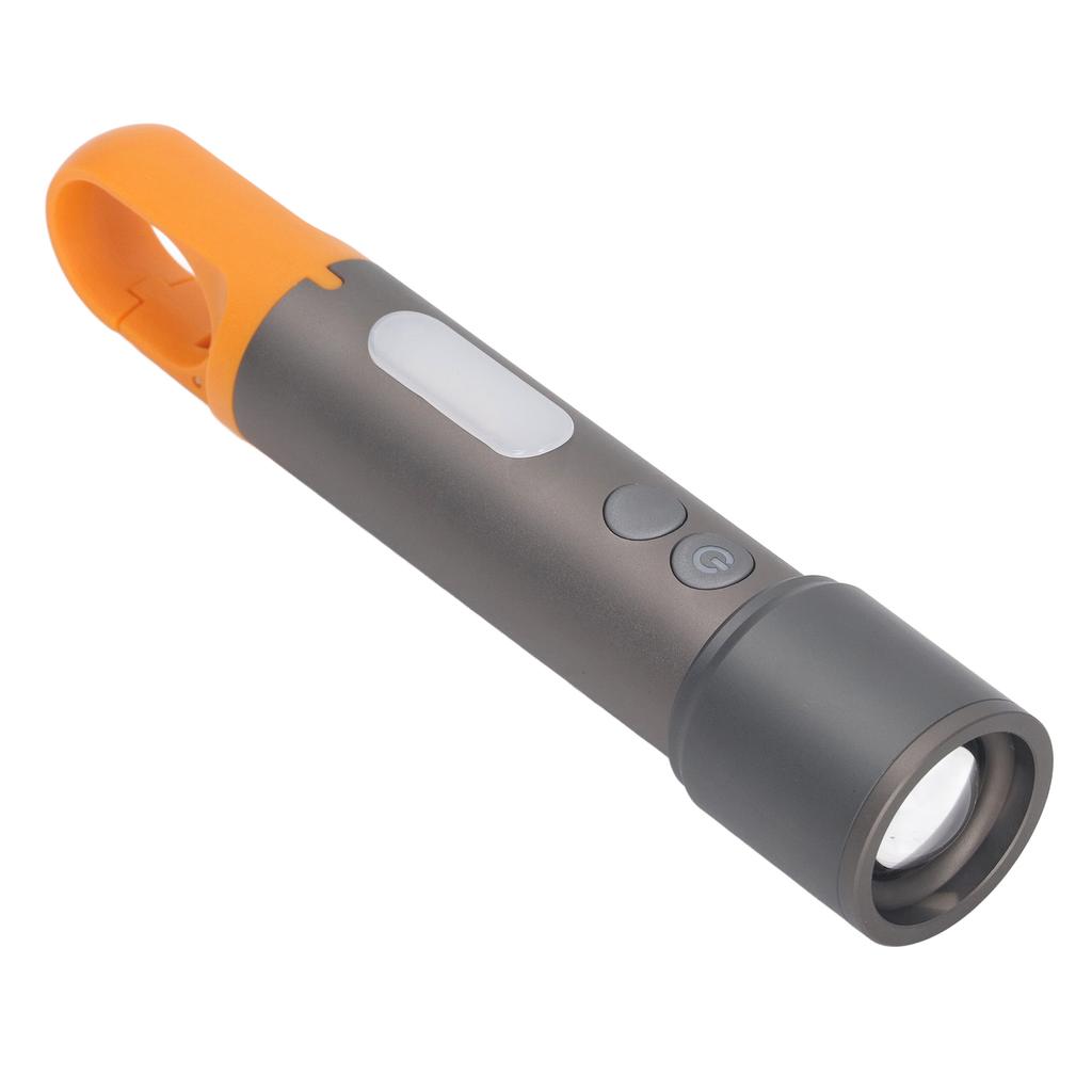 5 Gears Rechargeable Flashlight IP65 Waterproof Type C Telescopic Focusing 2000mAh Handheld