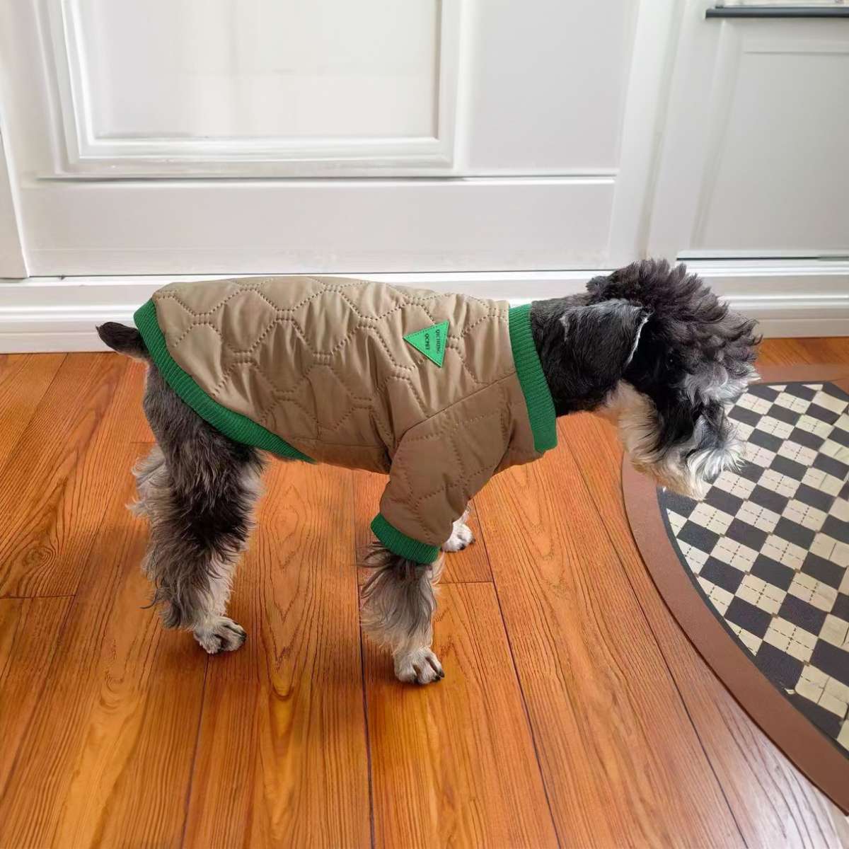 

Dog clothes autumn and winter thickened new autumn and winter cotton clothes Maltese warm velvet cat clothes winter warm 3XL Chest 60 Back 50 Approx. 20-12 kg