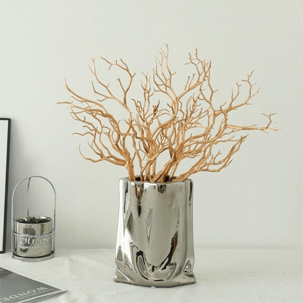New Long Artificial Plants Plastic Decorative Coral Branches Antler Shaped Fake Tree Branch Home Decor
