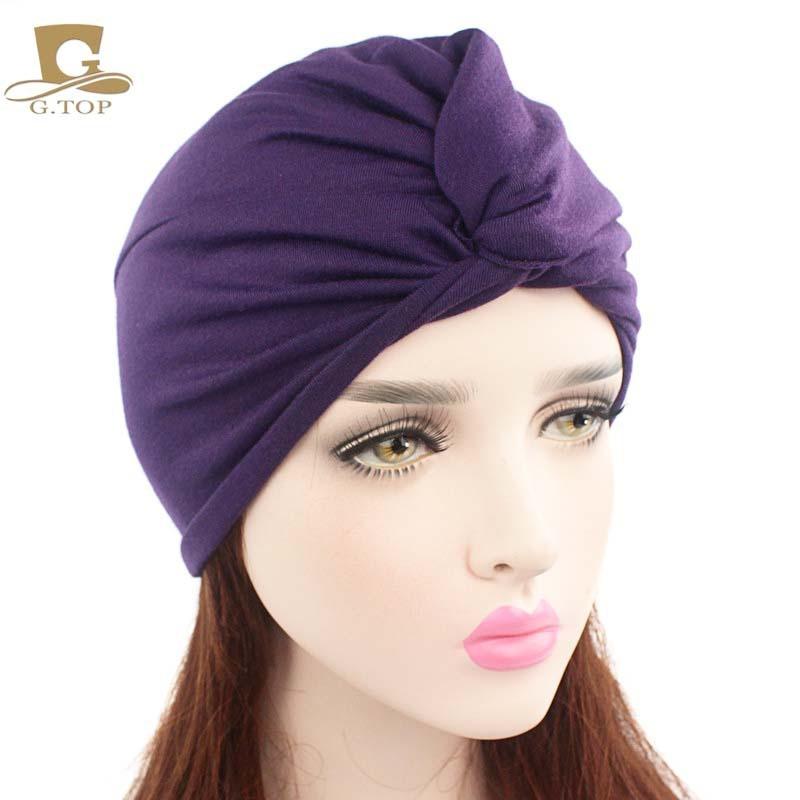 Imitation cotton cross Indian hat, headscarf hat, twist hat, popular headgear TJM