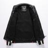 Autumn Winter Fleece Men's Motorcycle Leather Jacket Embroidery Racing Coat Windbreaker Outwear Faux Leather Biker Jacket