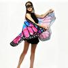 Back Decoration Fairy Wing Cape Colorful Halloween Costume Additions Butterfly Wings Shawl  Cosplay