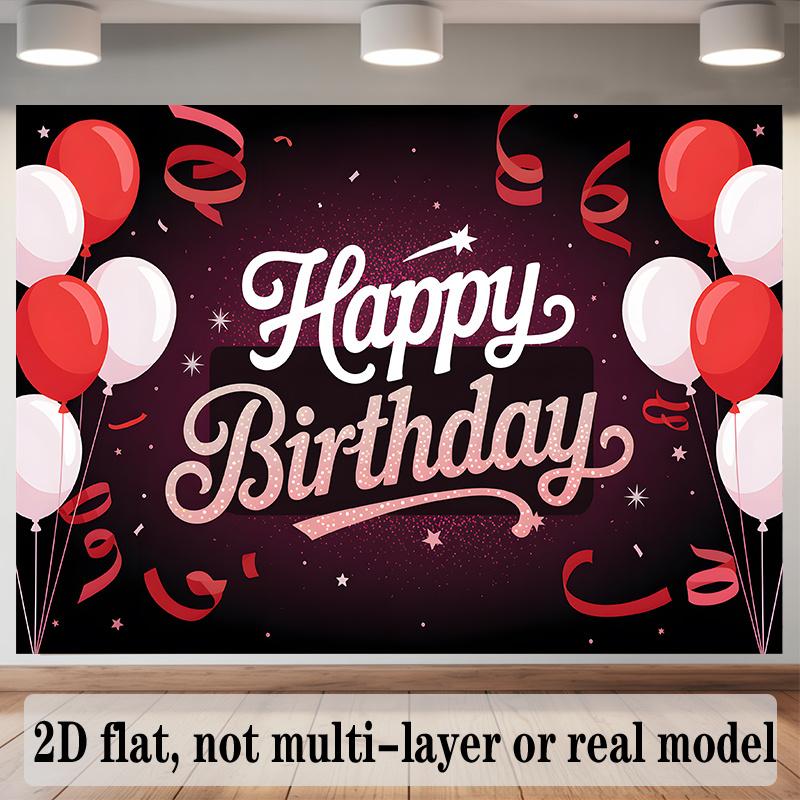 Party Backdrop Flat Event Photo Background Birthday Event Decor