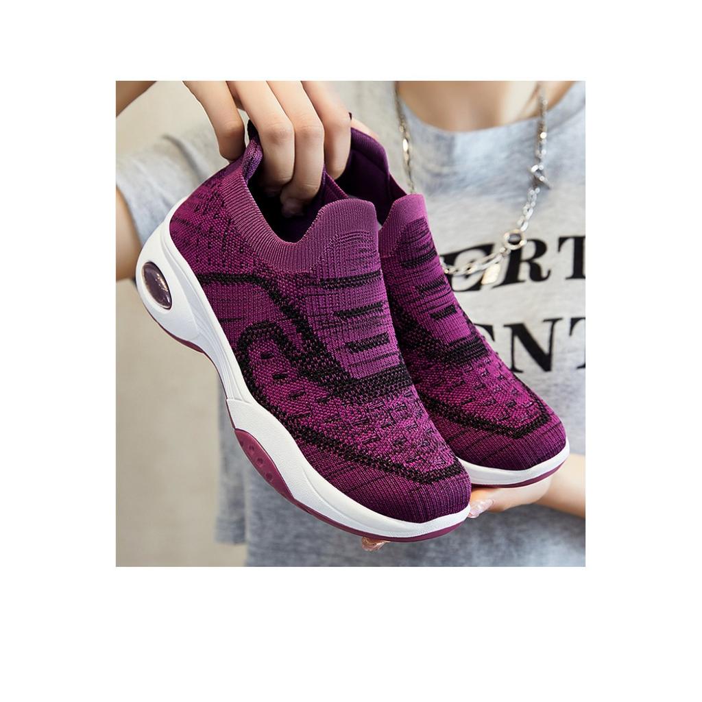 Schuhe für Damen, Weichsohlige Luftgepolsterte Schuhe, Atmungsaktive Freizeit-Sportschuhe