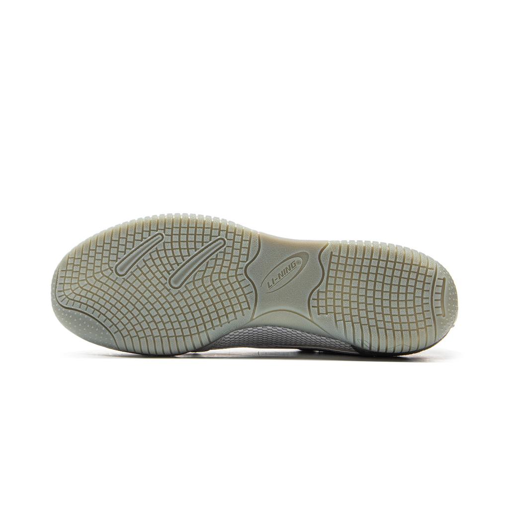 Staple X Li Ning Table Tennis Trendy Sports Fashion Lightweight Resilient Wear-Resistant Low-Top Casual Shoes Unisex Casual Shoes Gray AZGV145-2