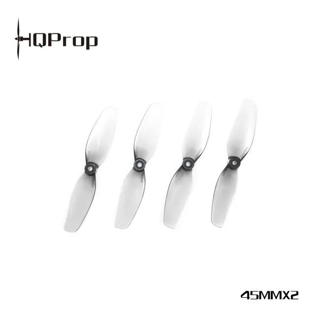 Hqprop Micro Whoop Propellers 45Mmx2 1.5Mm | 2Cw+2Ccw Gray