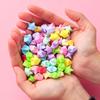 1 Set of 520 Pieces/pack of Colorful Star Origami, 360 Pieces/pack of Rainbow Gradient Lucky Star Paper Strips