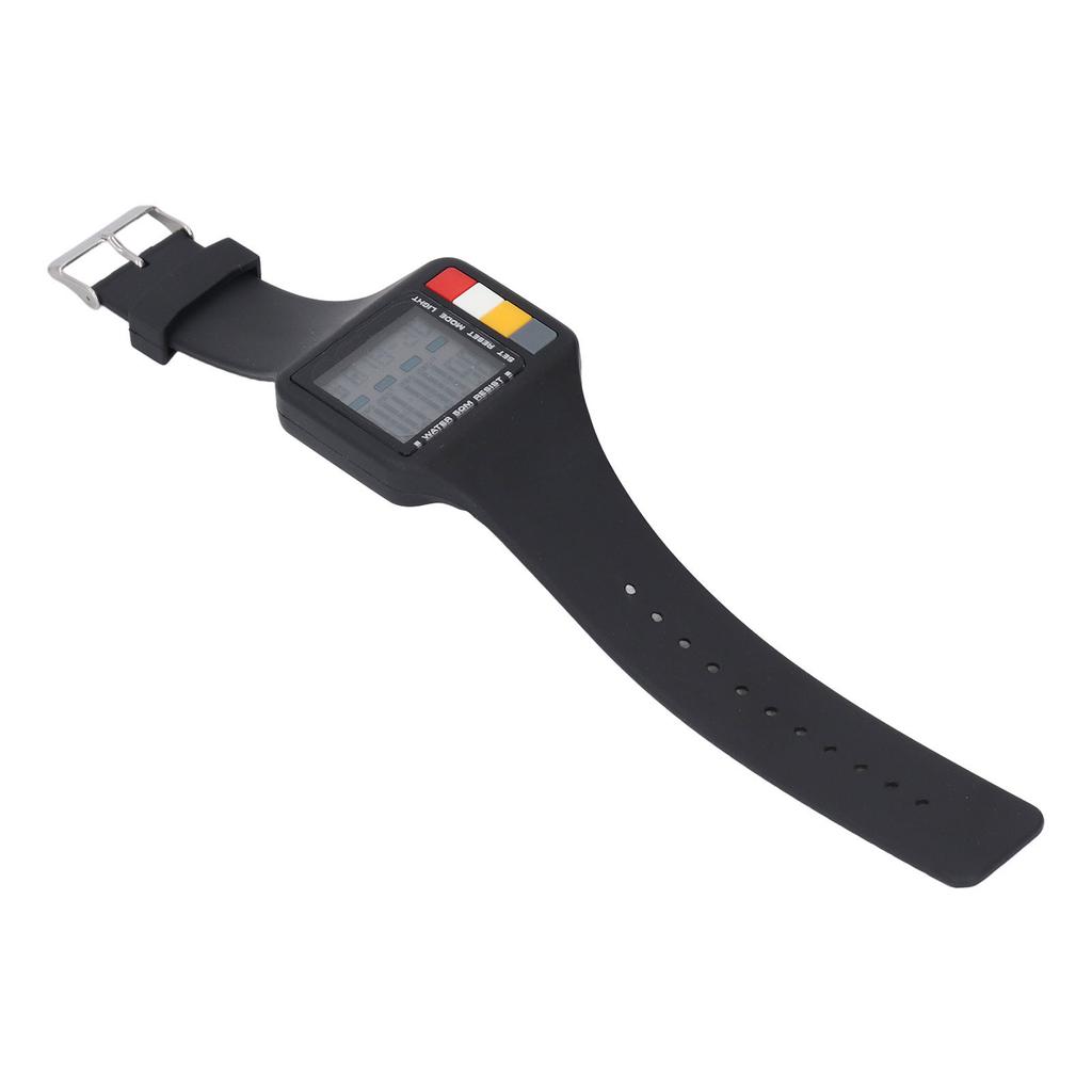 Men Digital Watch LED Night Light Stopwatch Calendar Alarm 50M Waterproof Shockproof Military Style Outdoor Watch for