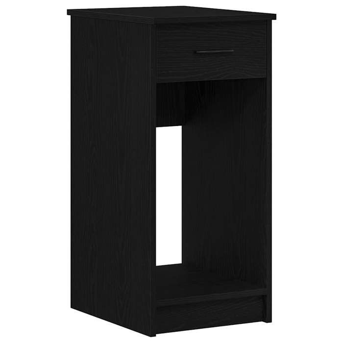 VidaXL Computer Tower Stand with Drawer Black 35x45x77 Cm, PC Tower Stand, PC Stand Desk Support, 858741