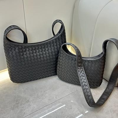 Νέα premium υφασμένη τσάντα από δέρμα αγελάδας τσάντα ταχυδρόμου τσάντα tote μικρή τετράγωνη τσάντα φορητή τσάντα ώμου γυναικεία