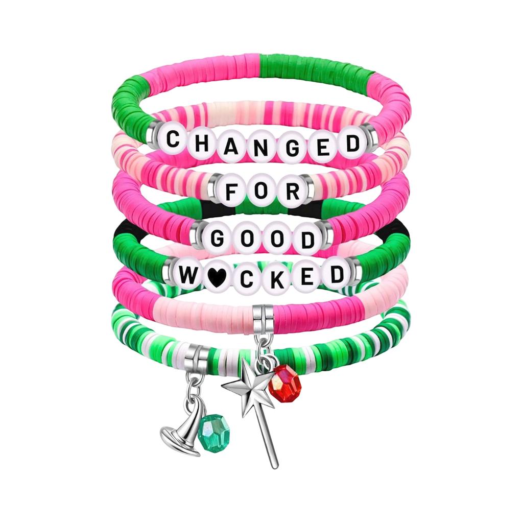 Friendship Bracelet For Women Wand Witch Hat Beaded Stretch Bracelet Gifts Fans Party Dress Costume Accessories