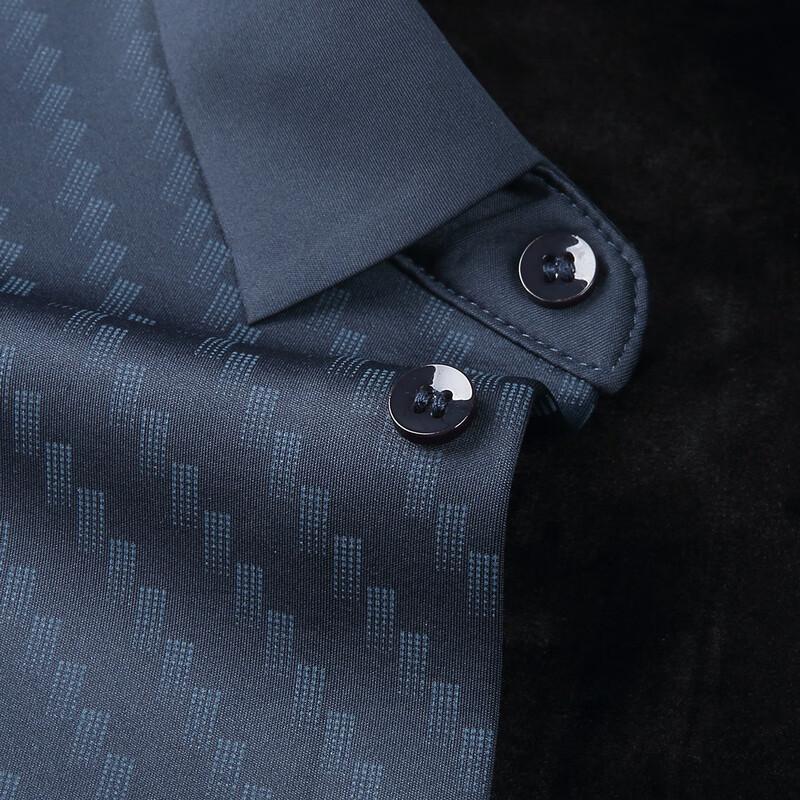 Chemise en maille à manches longues doublée polaire pour homme MONTAGUT