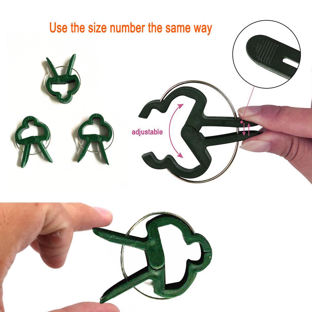 20 Horticulture Seedling Grafting and Pruning Clips for Flowers and Grasses [Various Sizes Available]