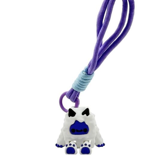 3D-printad snögubbe nyckelring Rörlig ledad ledad snögubbe nyckelring Hängande dekoration Ryggsäck Väska Handväska Berlock