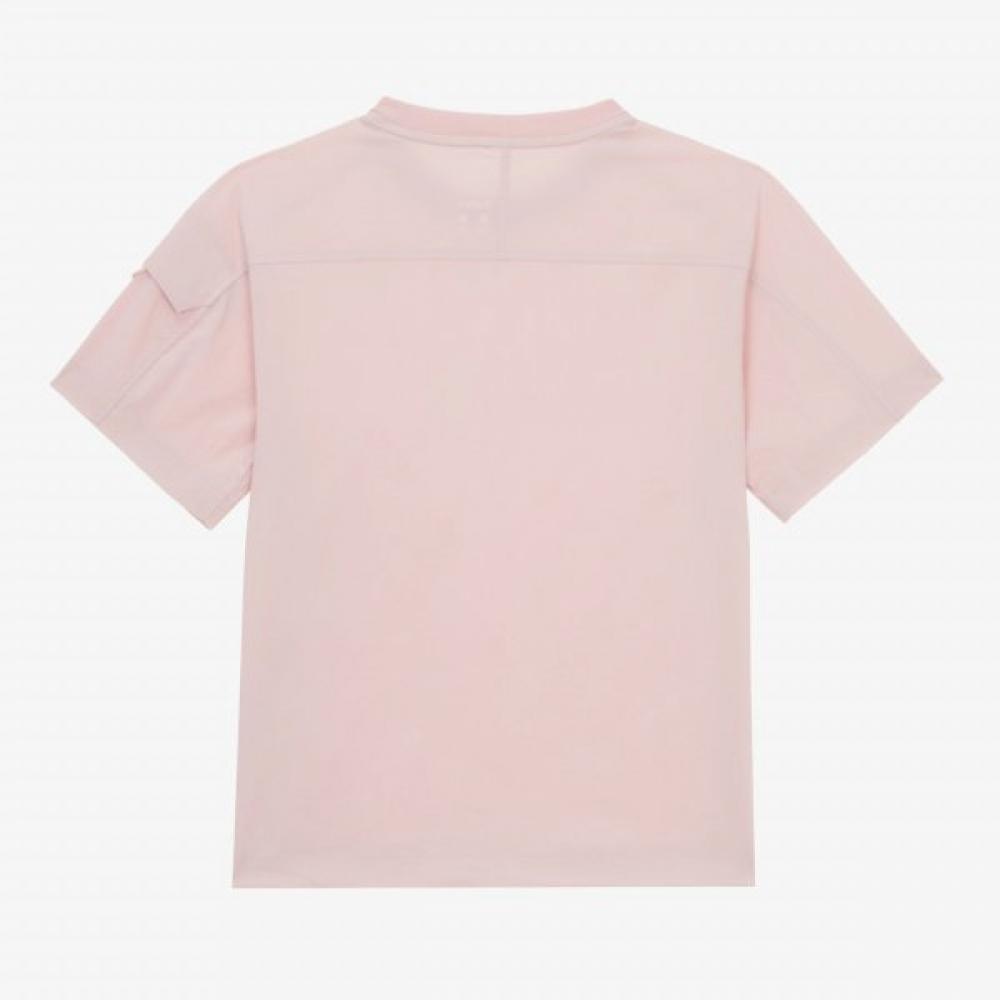 The North Face Women S froSt Short Sleeve Tee Pale Pink Nt7ur35a