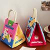 Cute Bento Bag Large Capacity Tote Bag Insulated Lunch Bag For Office Workers Tote Bag Cartoon Insulated Fresh-Keeping Bag Student Lunch Box Bag