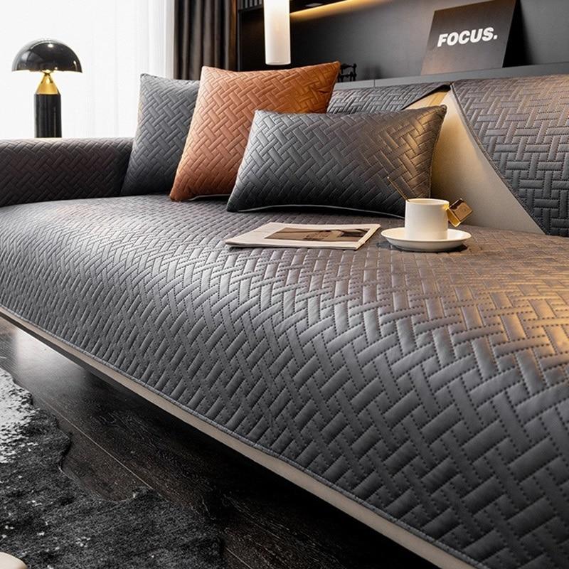 Waterproof Sofa Cover Slipcover Non-slip Corner Couch Mat Universal Living Room Washable Sofa Towel Four Season