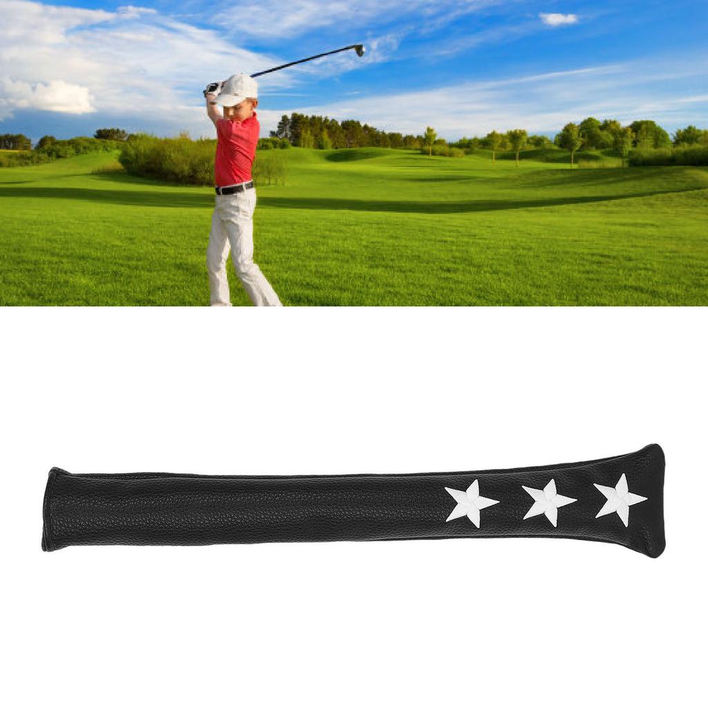 Alignment Stick Cover Water Proof PU Plush Lining Star Embroidery Alignment Stick Protector Case for Outdoor Training