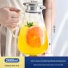 ZISIZ Glass Cold Water Pitcher