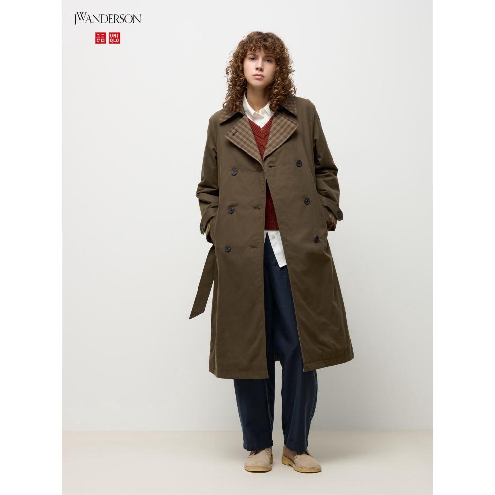 

Утепленный тренч Uniqlo Japan 37 BROWN/L