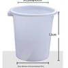 Food Grade Thickened White Plastic Bucket with Lid for Storage or Fermentation