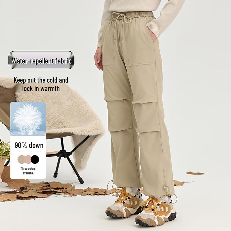 Xuezongfei Women's Winter Down Pants