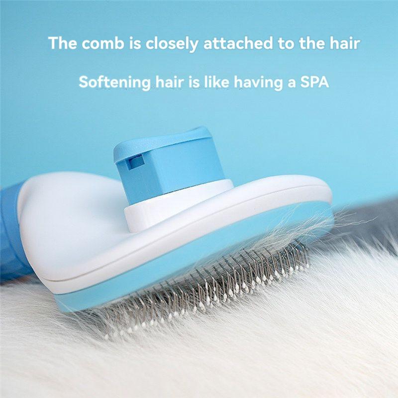 AB66-Cat Comb Remove Loose Hair Comb Dog Hair Removal Brush Cat Hair Removal Brush Pet Cat Supplies