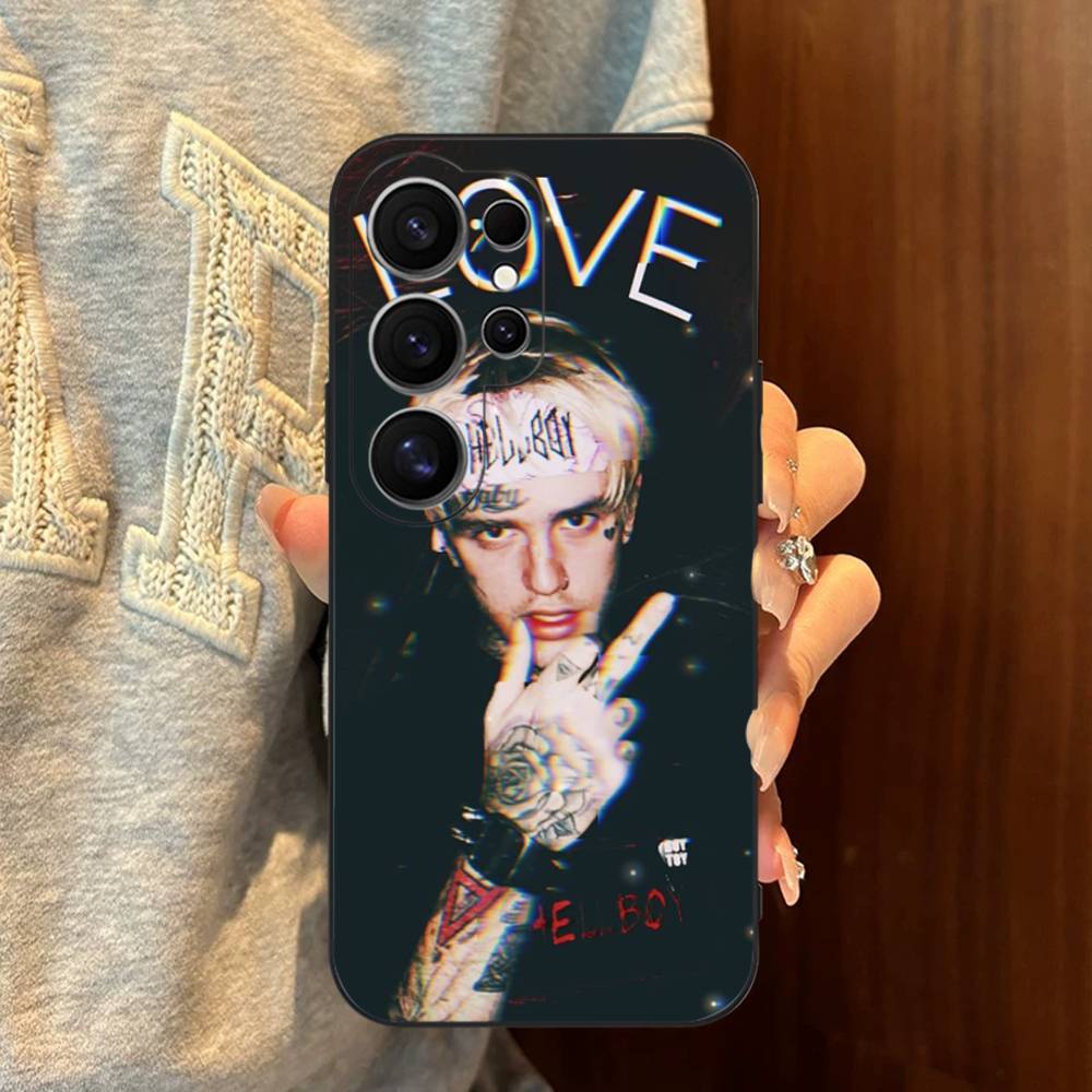 Emo Rapper Lil Peep Phone Case For Samsung S 24 Fe 25 Ultra Plus 20 Lite 21 30 22 23 24 22 Ultra 5G Fundas