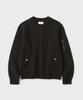 Shirter Chunky Yarn Heavy Cardigan (Dark Brown)
