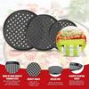 Pizza Tray For Oven 4-Pieces Non-Stick Carbon Steel Kitchen Bakeware Oven Pizza Tray For Home Dorm Hotel Bathroom Dormitory