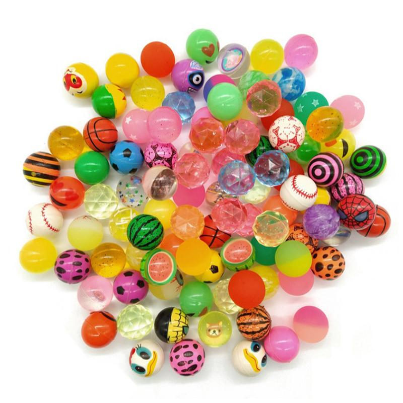 10/20/30 Stück Mini Hüpfball Kinder Indoor Outdoor Elastische Sprungbälle Spielzeug Schwimmender Ball Ei Verdrehmaschine Spielzeug für Kinder TMZ