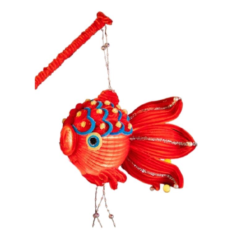 Lanterne Ornamentali a Forma di Pesce Lanterne a Pesce Ornamento Festival Autunnale Cinese Decorazioni Portatili