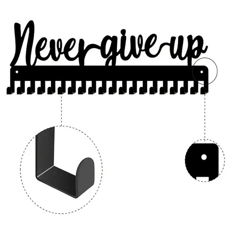 Metall Medaillenhalter Display Aufhänger Rack Sportmedaille Wandhalterung Mit 20 Haken Schlüsselhalter Dekorative Haken Heim Büro Dekoration