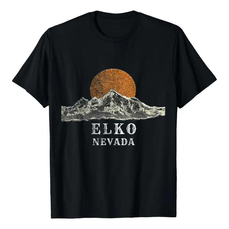 Camiseta Elko Nevada Mountain Scenery S